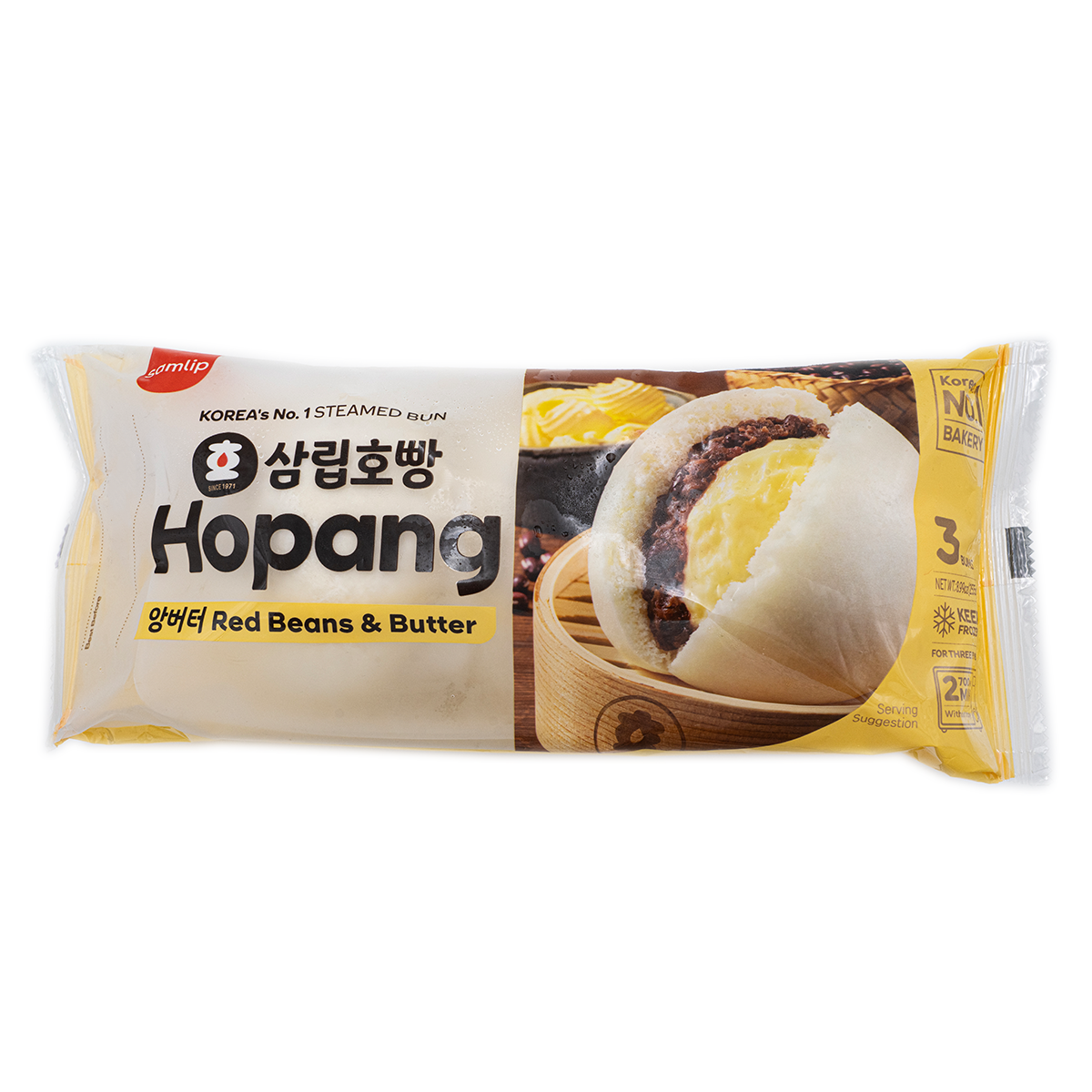 SAMLIP Steamed Bun-Red Bean & Butter 255-255 g