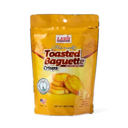 Lee's Toasted Baguette Crisps with Butter Cream 4 oz
