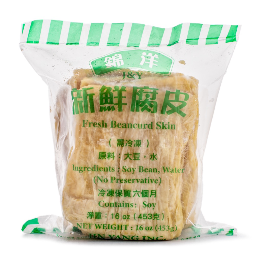 J&Y Fresh Beancurd Skin, Frozen 1 lb