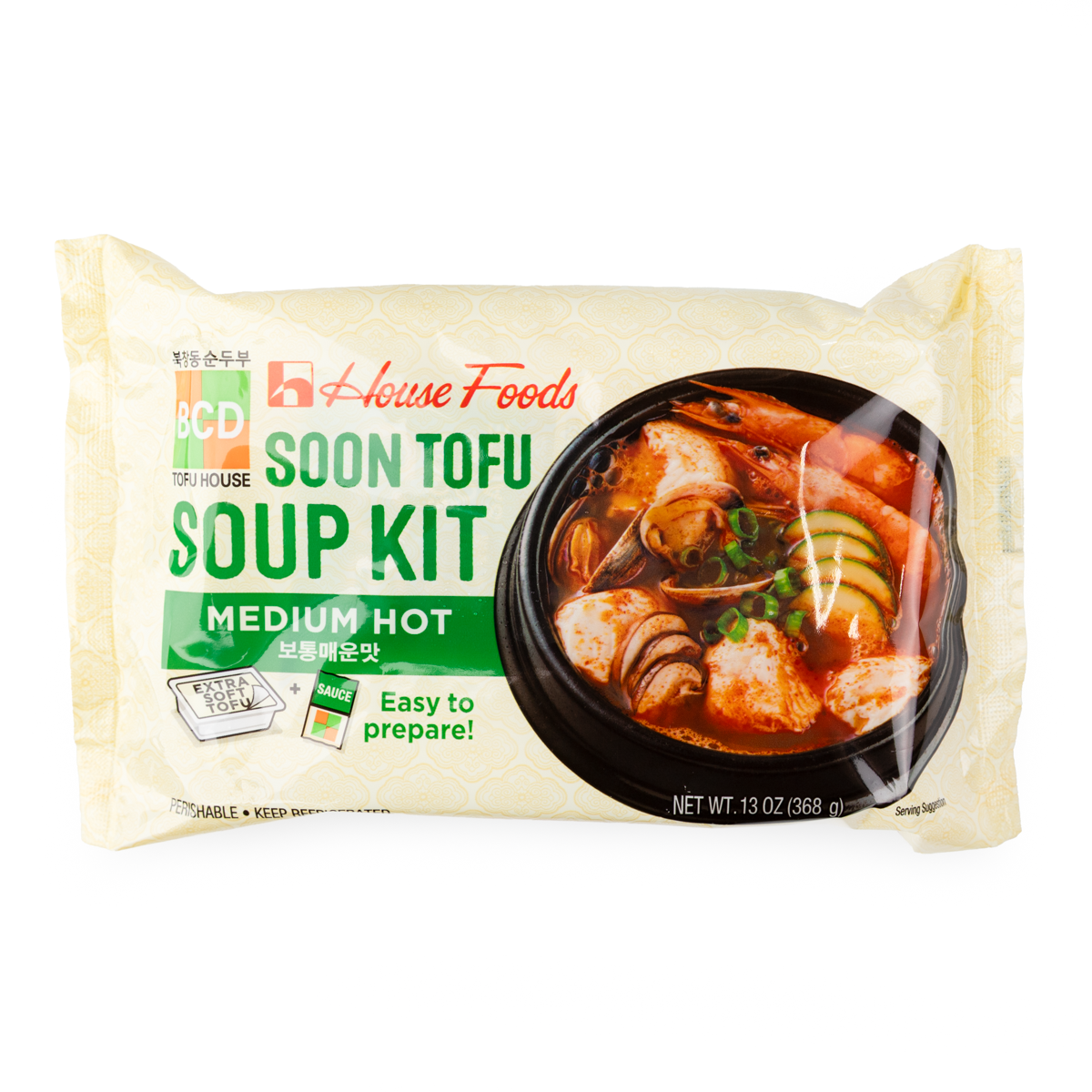 House Foods Tofu Soup Kit Medium Hot 13 oz