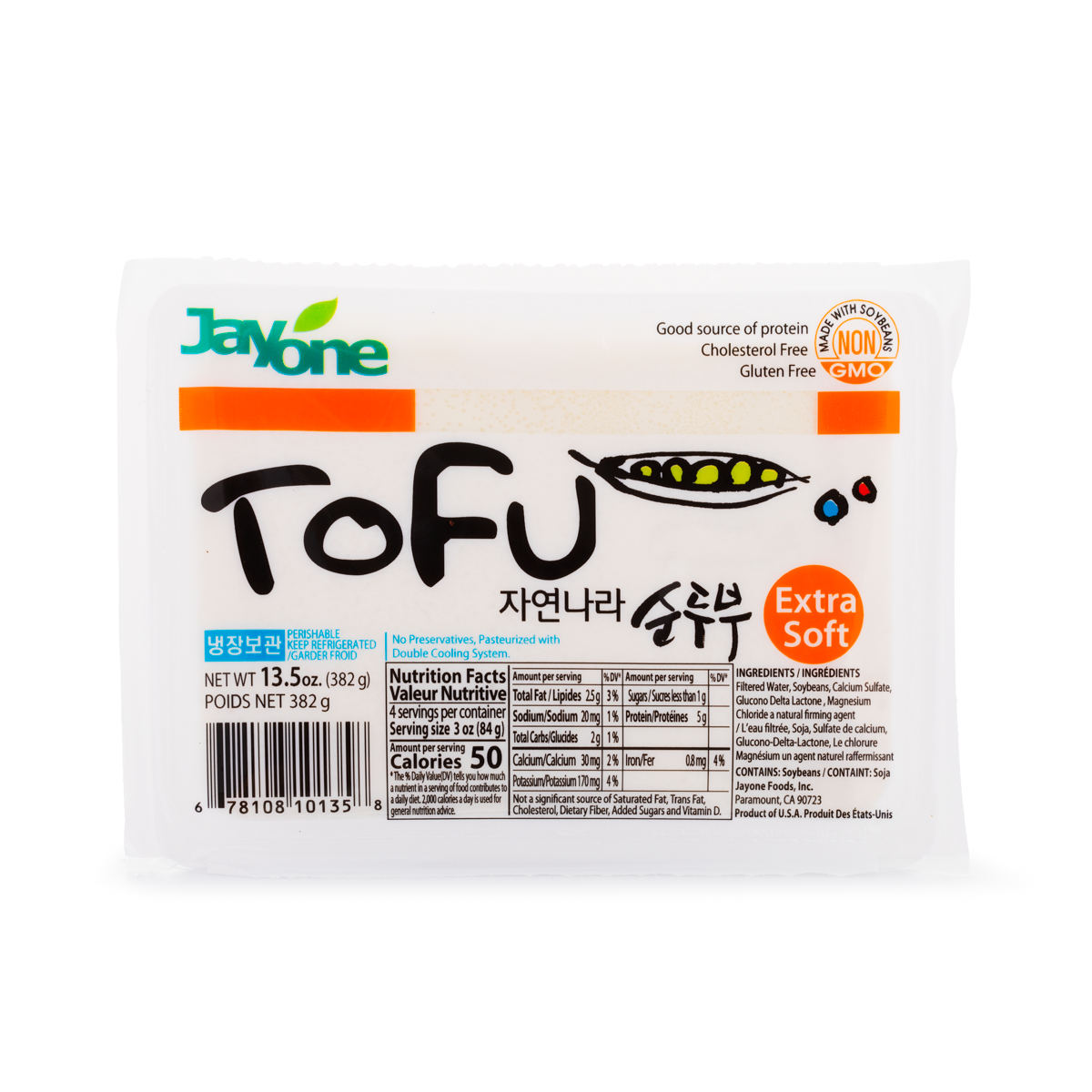 Jayone All Natural Soon Tofu, Extra Soft 13.5 oz