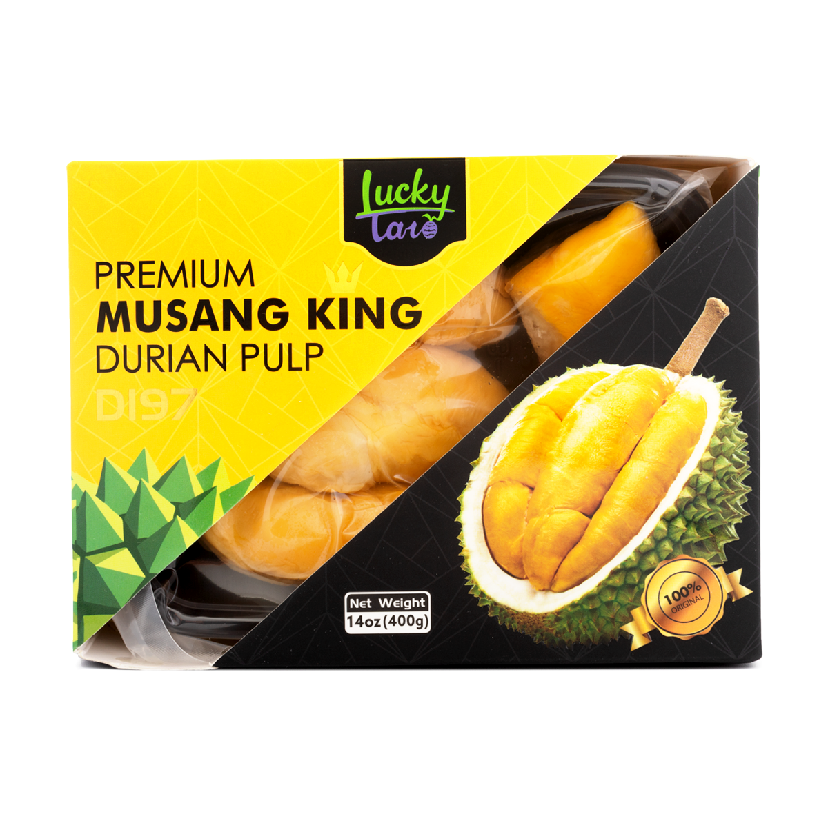Premium Musang King Pulp Durian, D197 Frozen 400 g