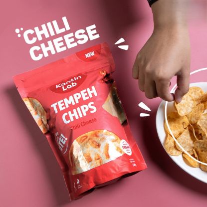 CHILI CHEESE TEMPEH CHIP - 80 GRAMS 1 each