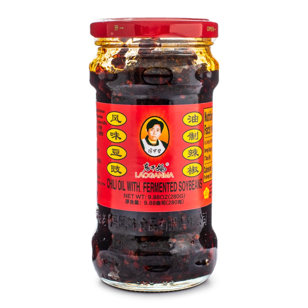 Laoganma Chili Oil with Fermented Soybeans 280 g