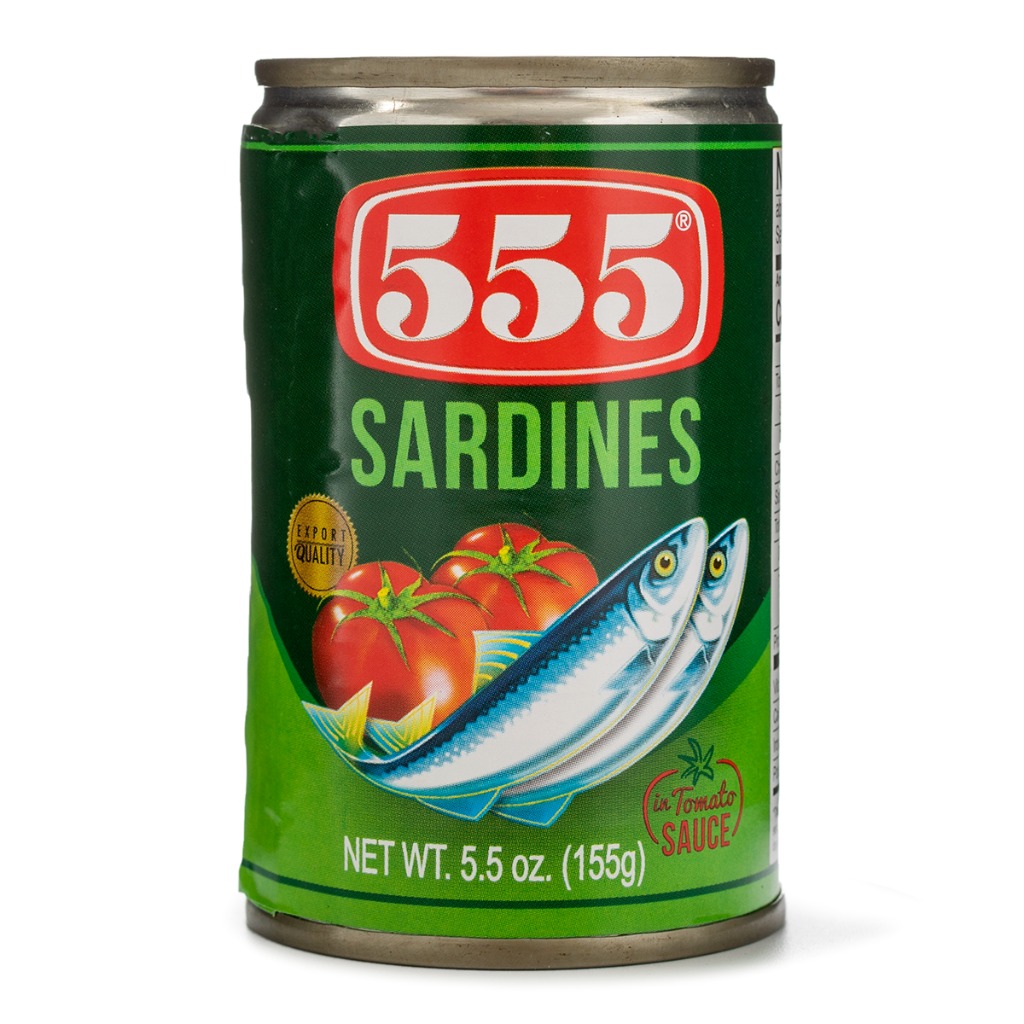 555 Sardines in Tomato Sauce 5.5 oz