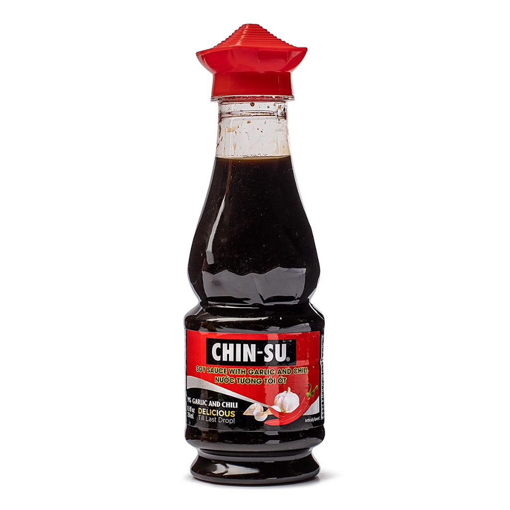 Chinsu Soy Sauce with Garlic and Chili 8.5 fl.oz