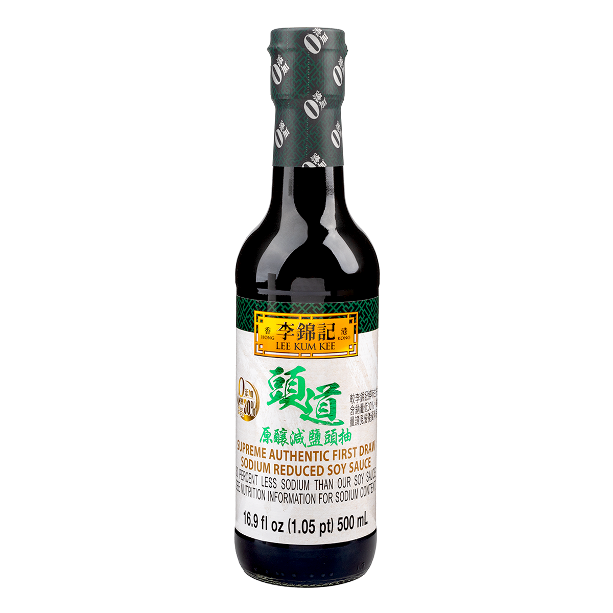 Lee Kum Kee Supreme Authentic First Draw Sodium Reduced Soy Sauce 500 ml