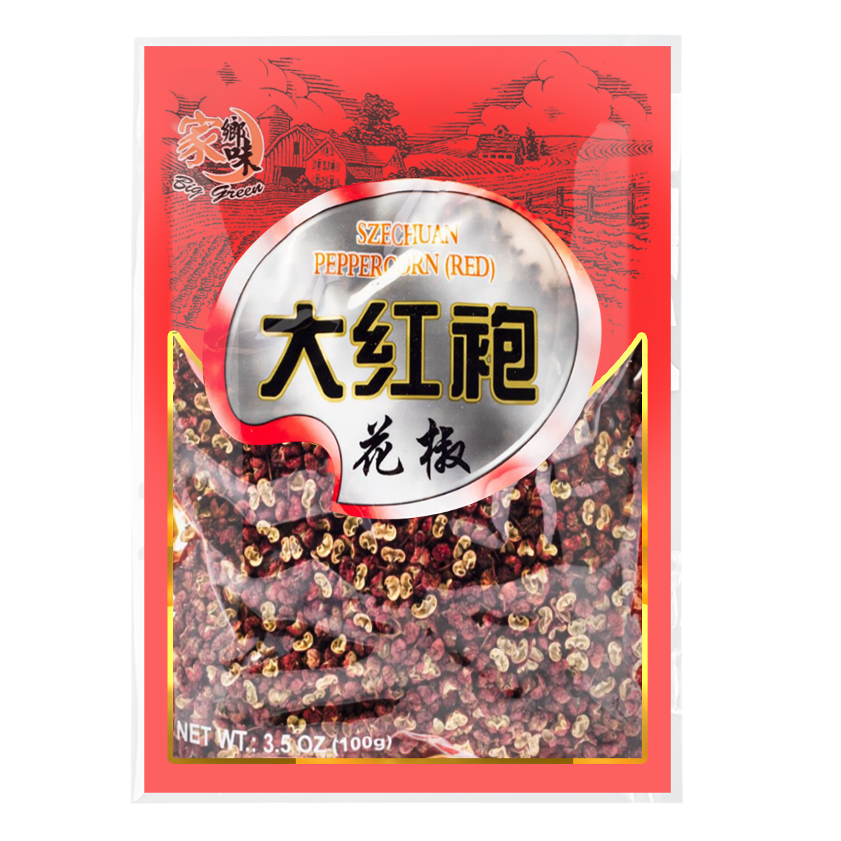 Big Green Szechuan Red Peppercorn 3.5 oz