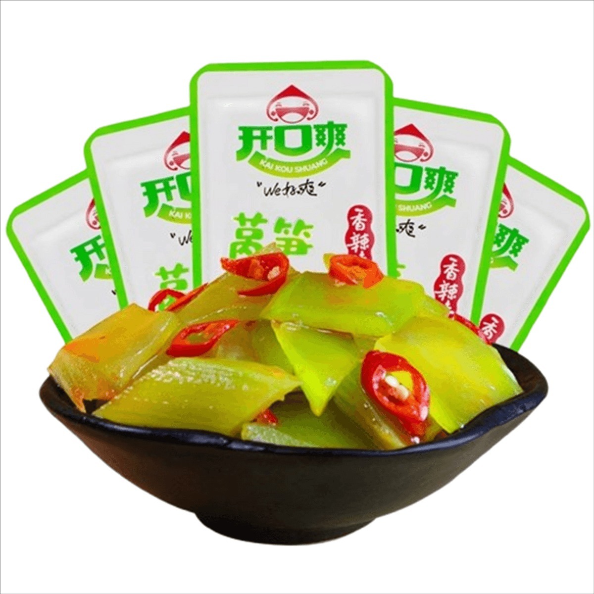 Kaikoushuang Spicy Lettuce 12g*10 packs 120 g