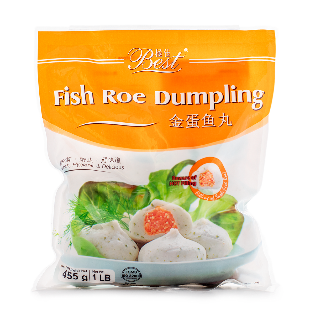 Best Fish Roe Dumpling, Frozen 1 lb