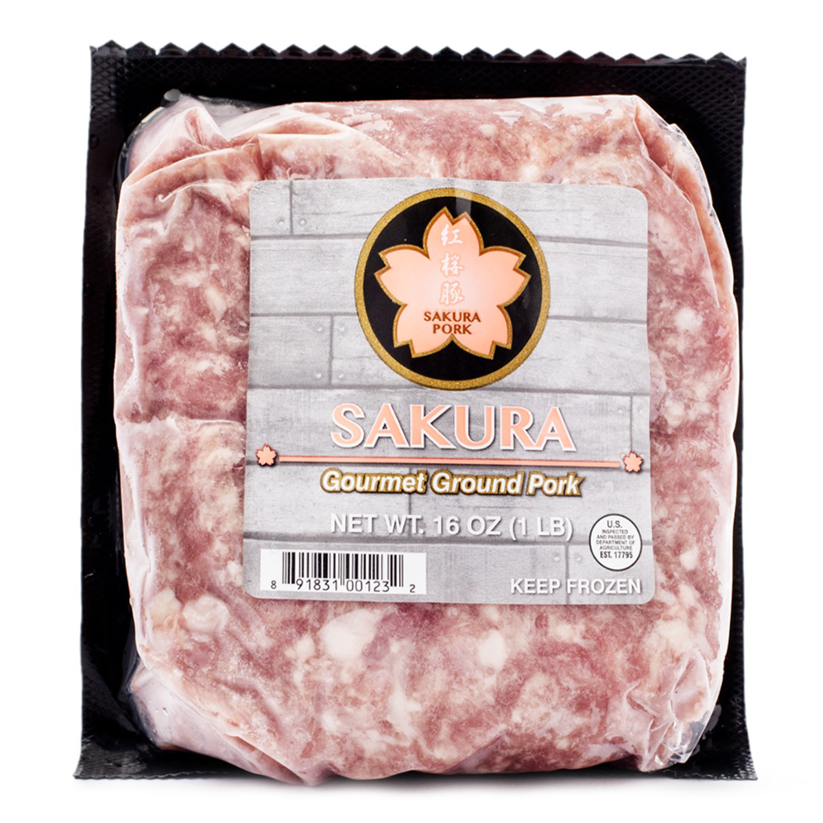 Sakura Ground Pork, Frozen 1 lb