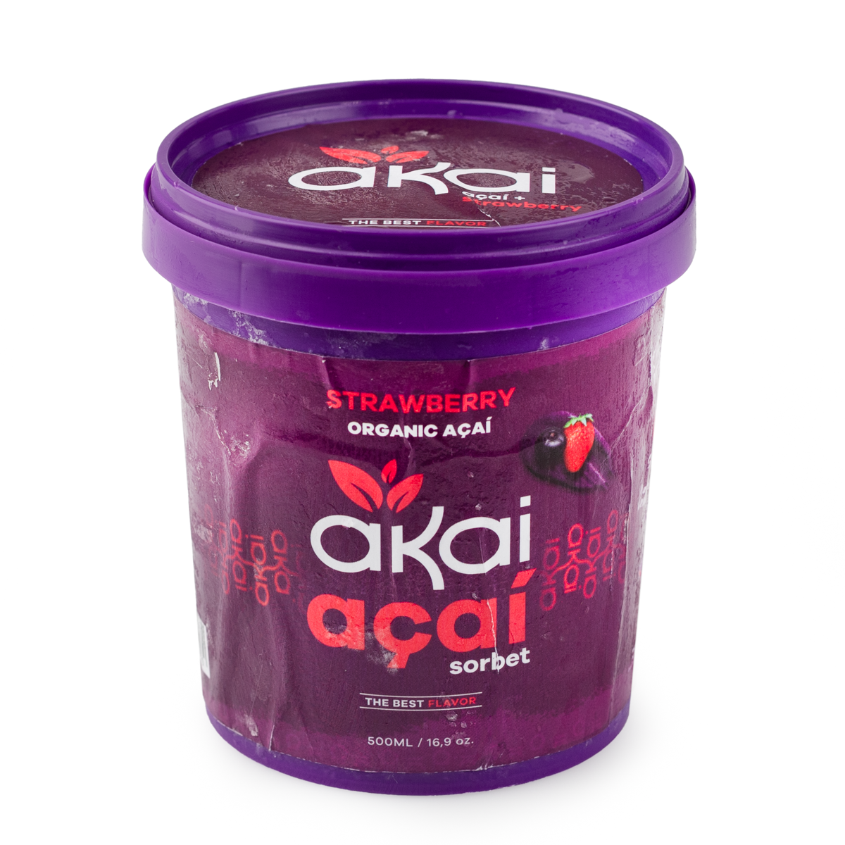 Akai AÃ§aÃ­ Sorbet with Strawberry 500 ml