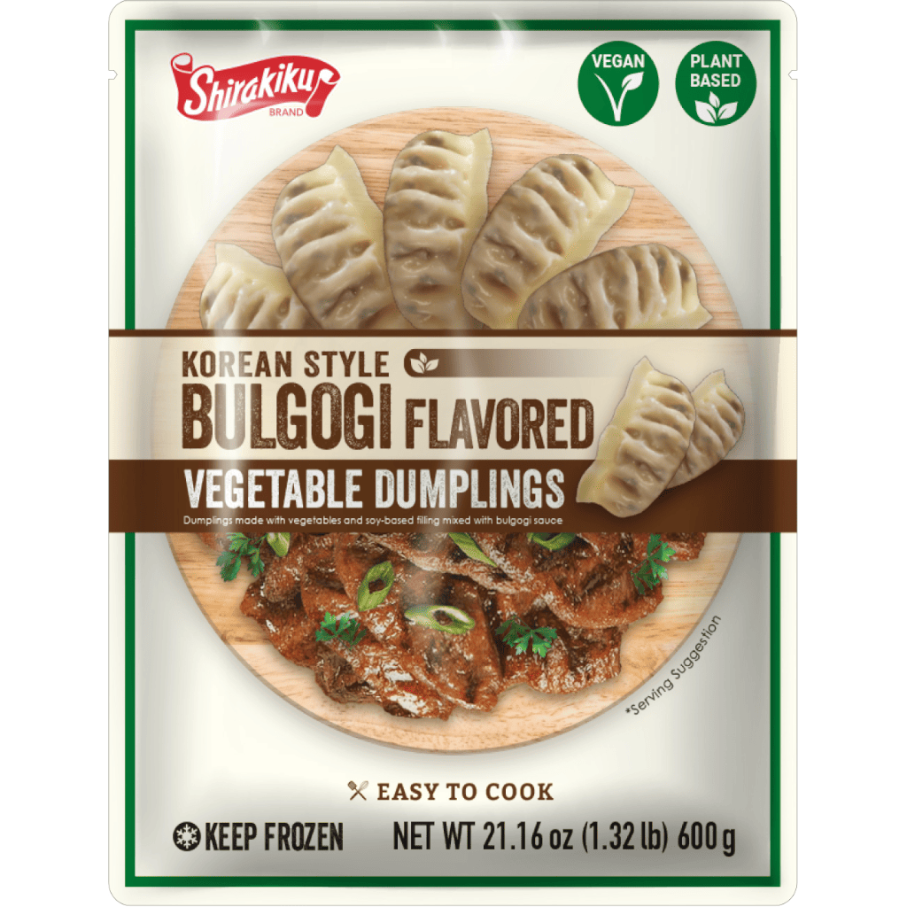 Shirakiku Vegetable Gyoza Dumplings Bulgogi Flavored 21.16 oz