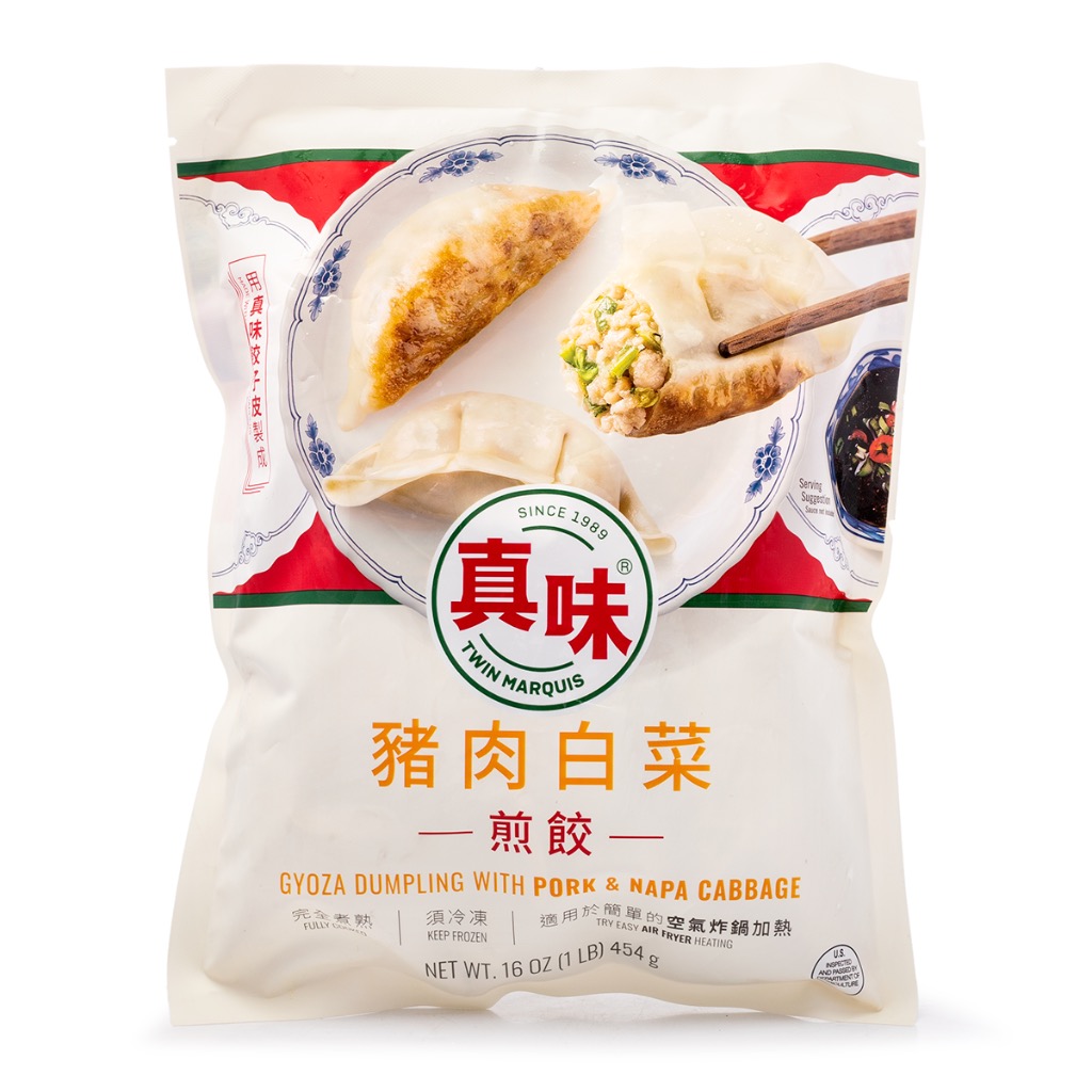 Twin Marquis Cooked Gyoza Dumpling with Pork & Napa Cabbage 450 g