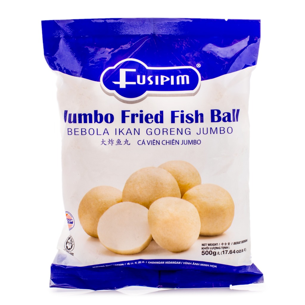 Fusipim Jumbo Fried Fish Ball, Frozen 500 g