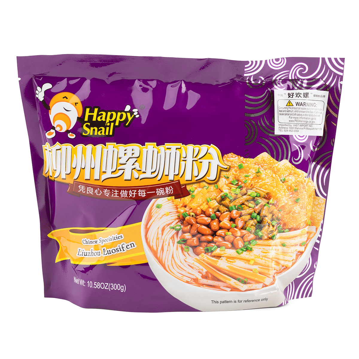 Happy Snail River Snails Rice Noodles, Original Flavor 300 g