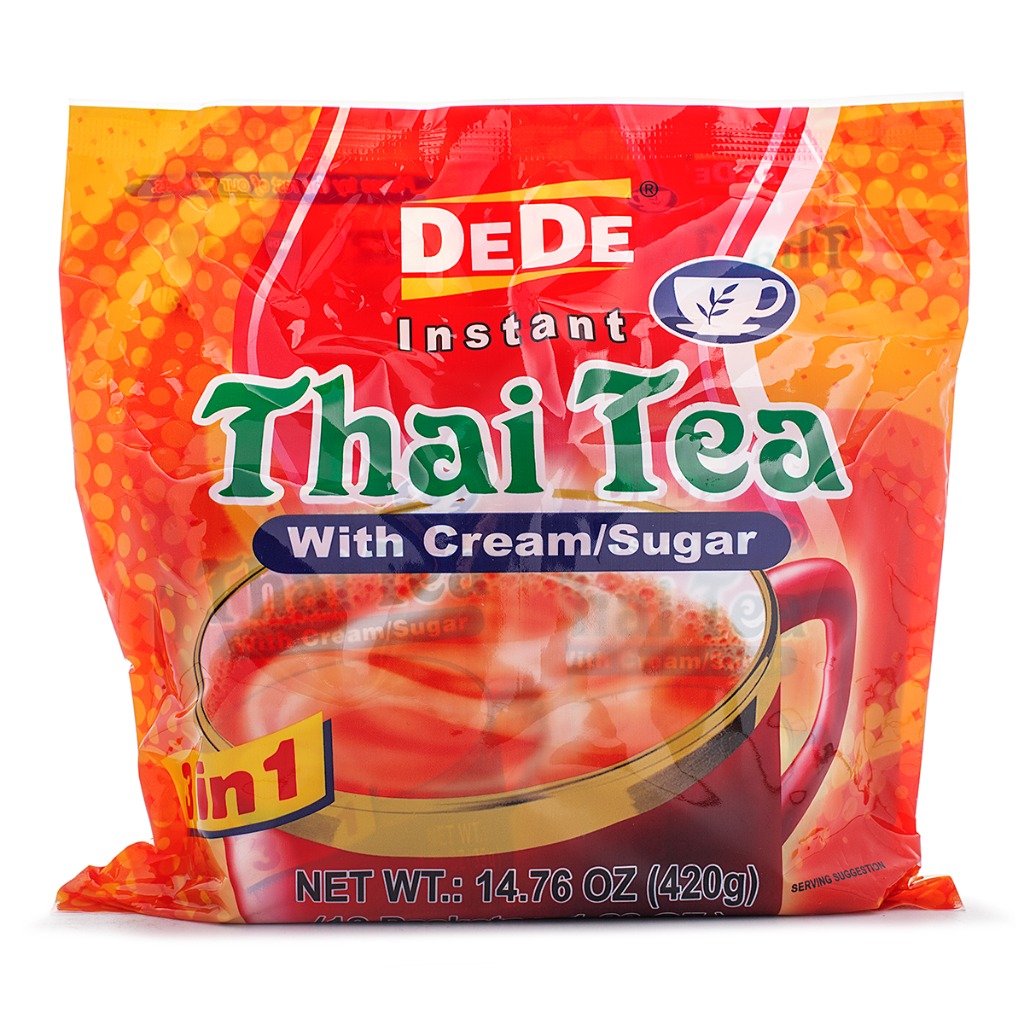 DeDe 3 in 1 Instant Thai Tea Mix 1.23 oz*12 pack