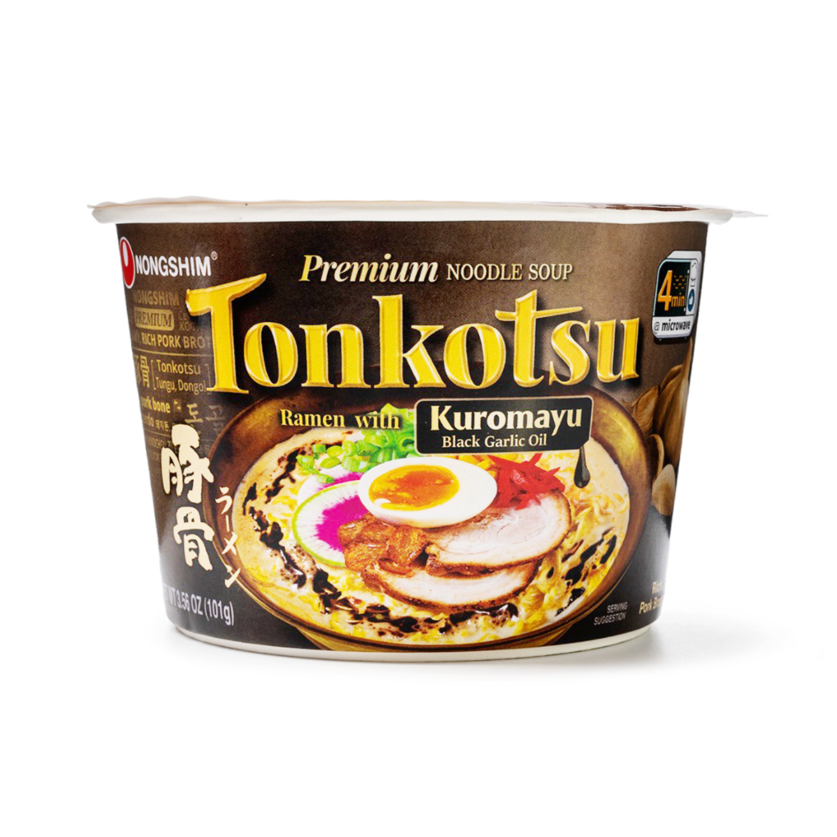 Nongshim Tonkotsu Ramen with Kuromayu Noodle Big Bowl 3.56 oz