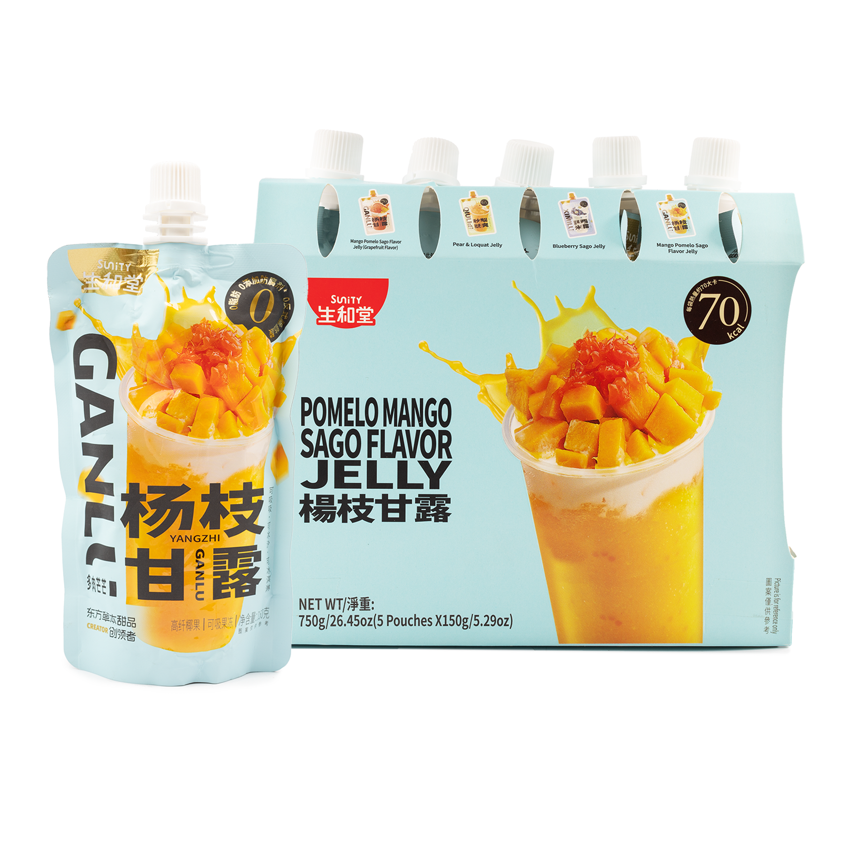 Sunity Mango Pomelo Dessert Drink 5 pack 150 g