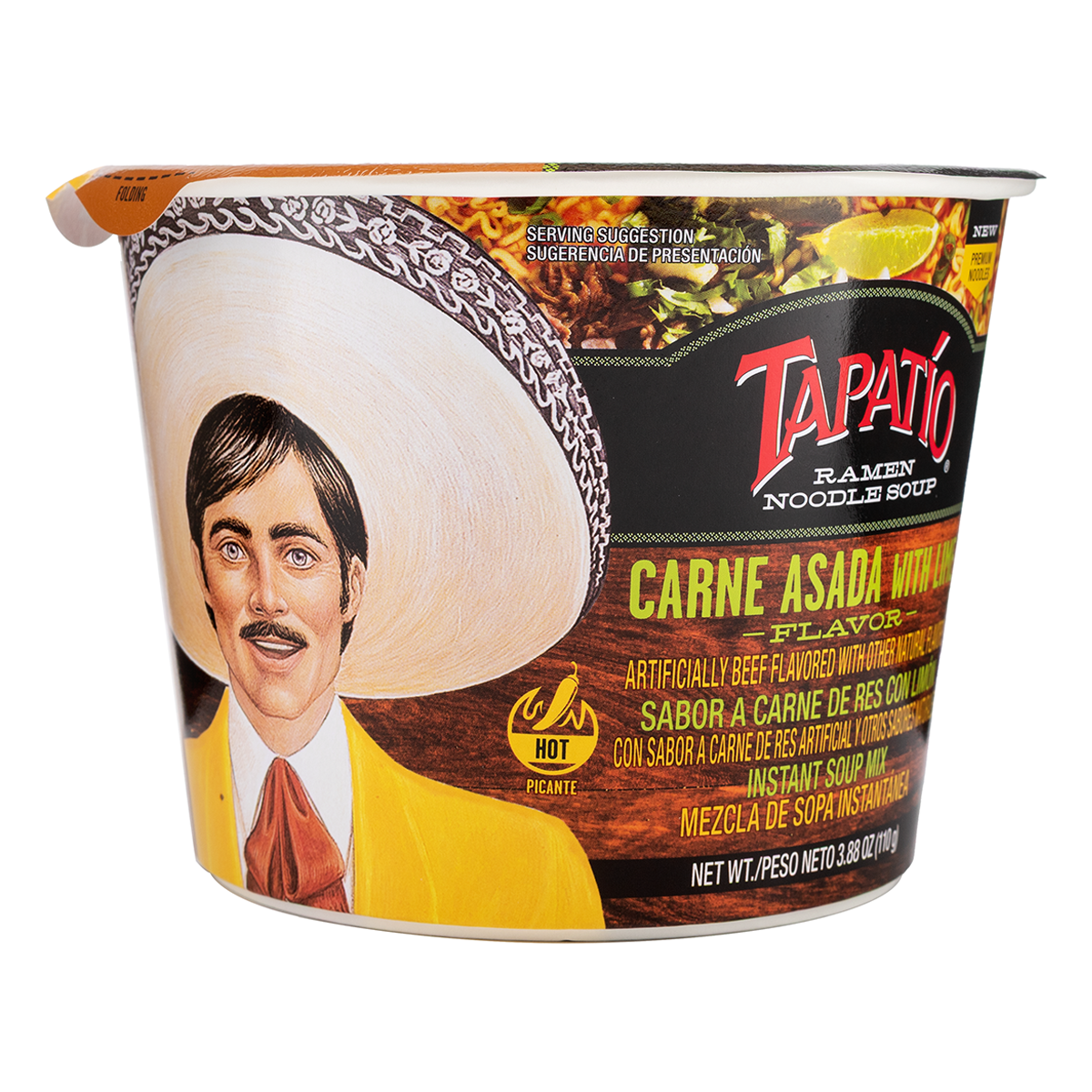Tapatio Ramen Noodle Carne Asada Flavor 3.88 oz