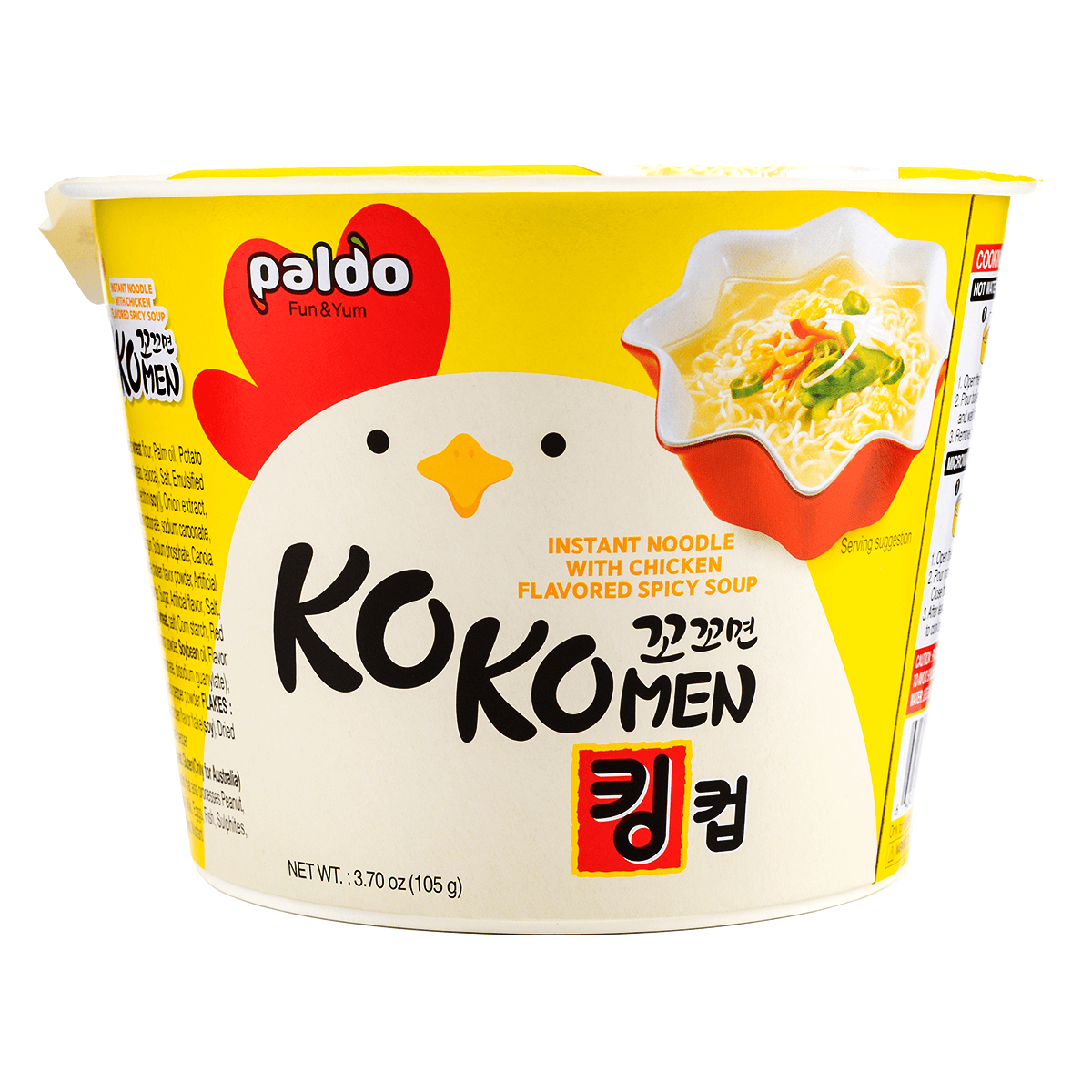 Paldo King Cup, Spicy Chicken Flavor 105 g
