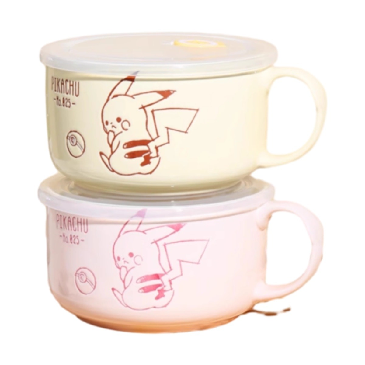Shunxiang Noodle Cup (Pokemon-B Pink or Yellow) 1 each