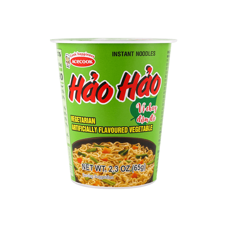 Acecook Hao Hao Vegetarian Flavour Cup Noodles 1 count 1 each