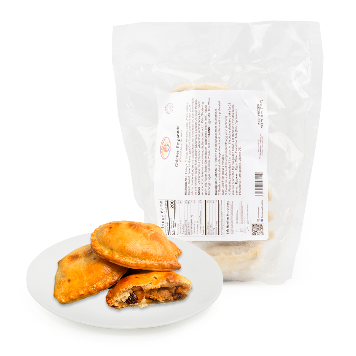 Pampanga Chicken Empanada, Frozen 510 g