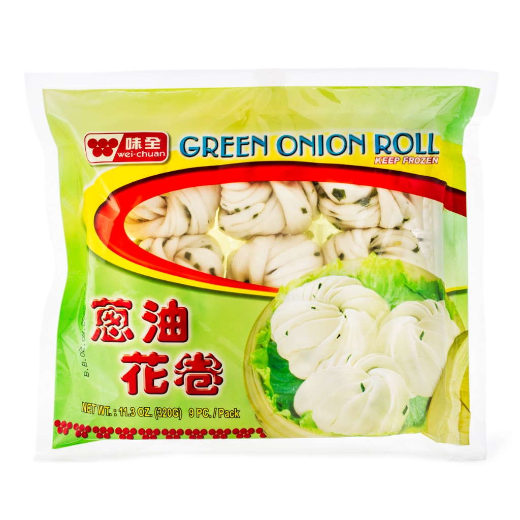 Wei-Chuan Green Onion Roll 9pcs, Frozen 320 g