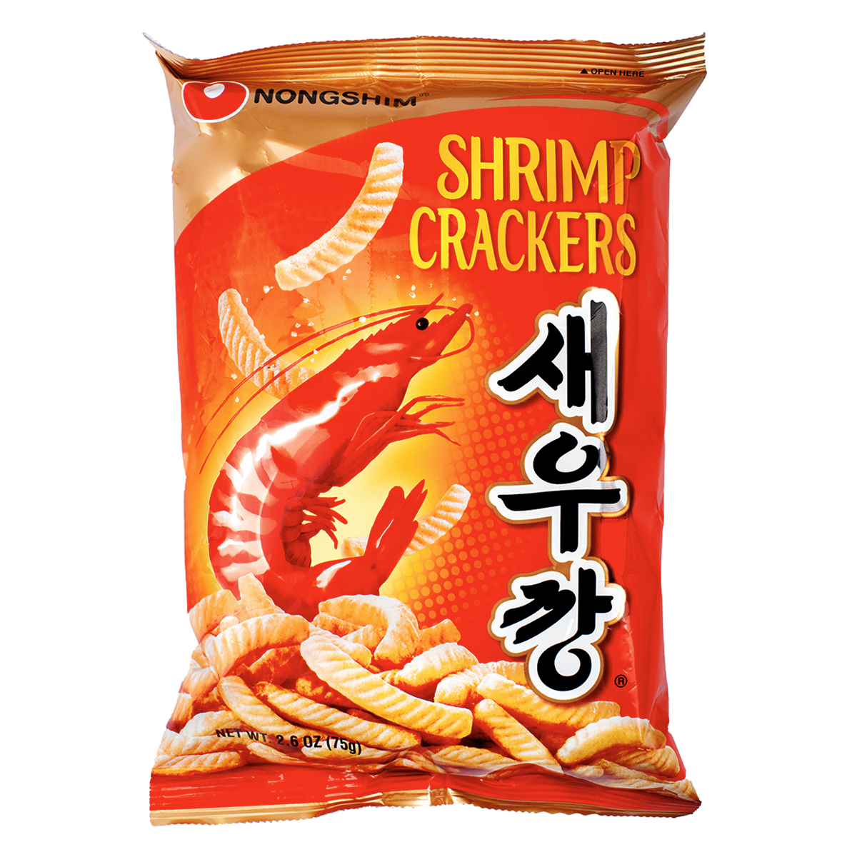 Nongshim Korean Shrimp Crackers 75 g