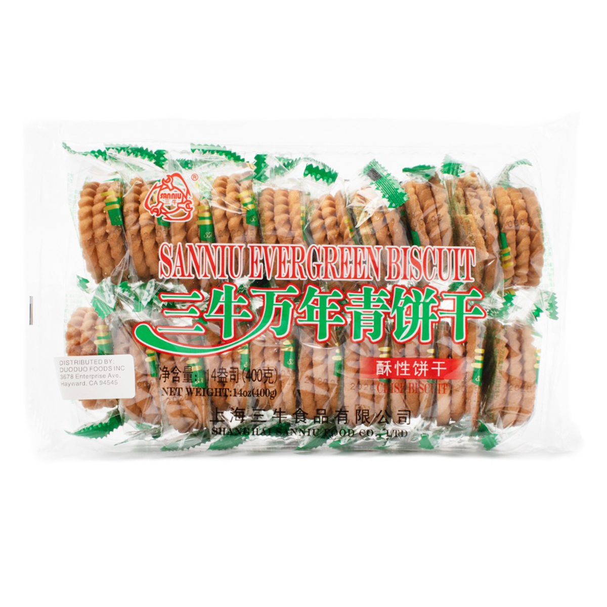 Sanniu Evergreen Biscuits Bag 400 g