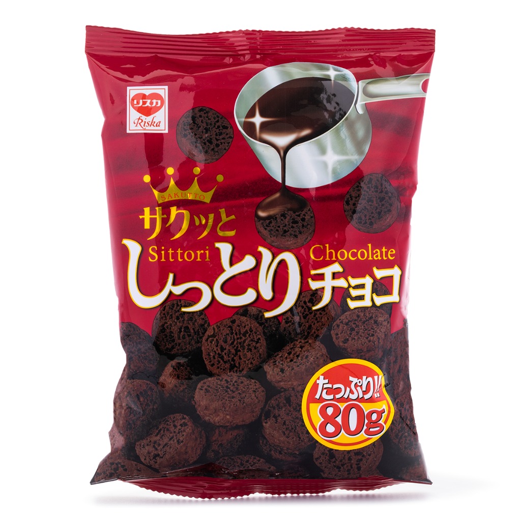 RISKA Chocolate Corn Snack 80 g