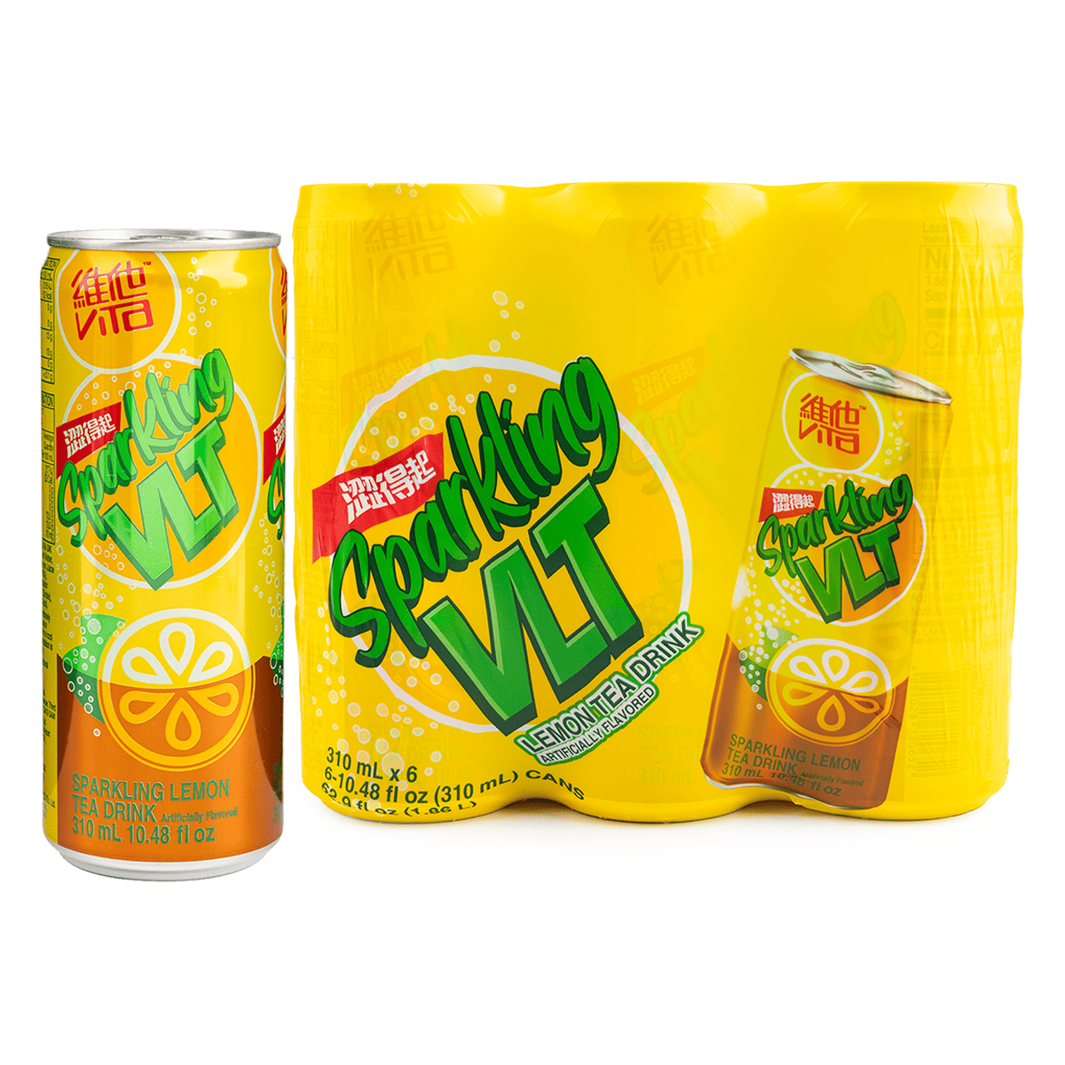 Vita Sparkling Lemon Tea Drink 310 ml*6 cans