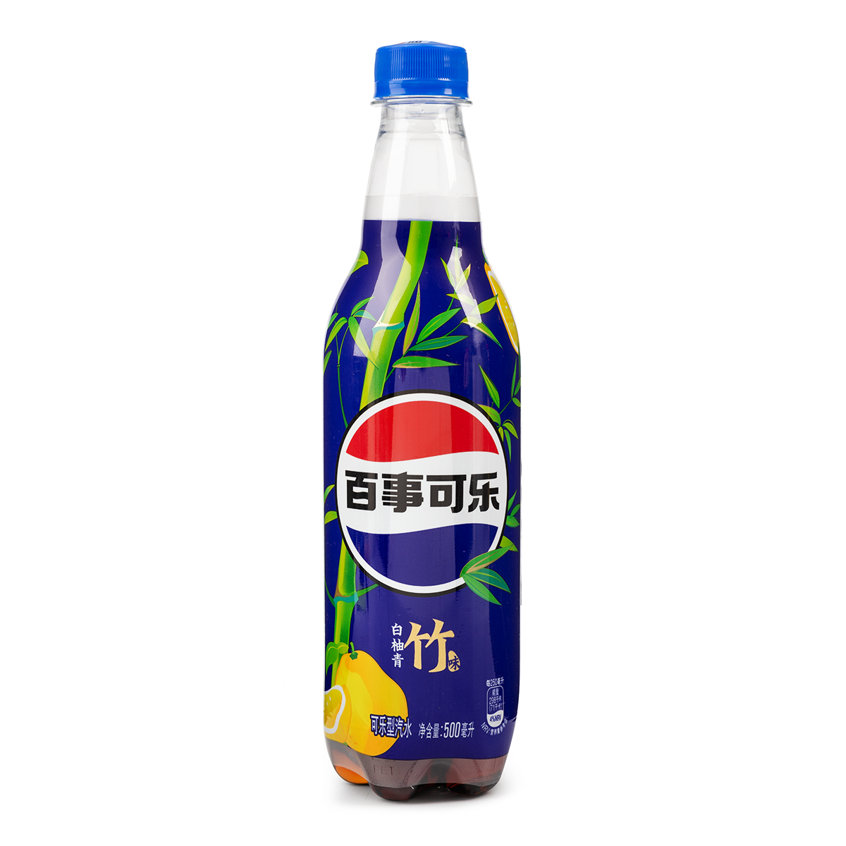 Pepsi White Grapefruit Green Bamboo Bottled 500 ml