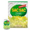 Lotte Sac Sac Grape Juice, Extra Pulp 238 ml*12 cans