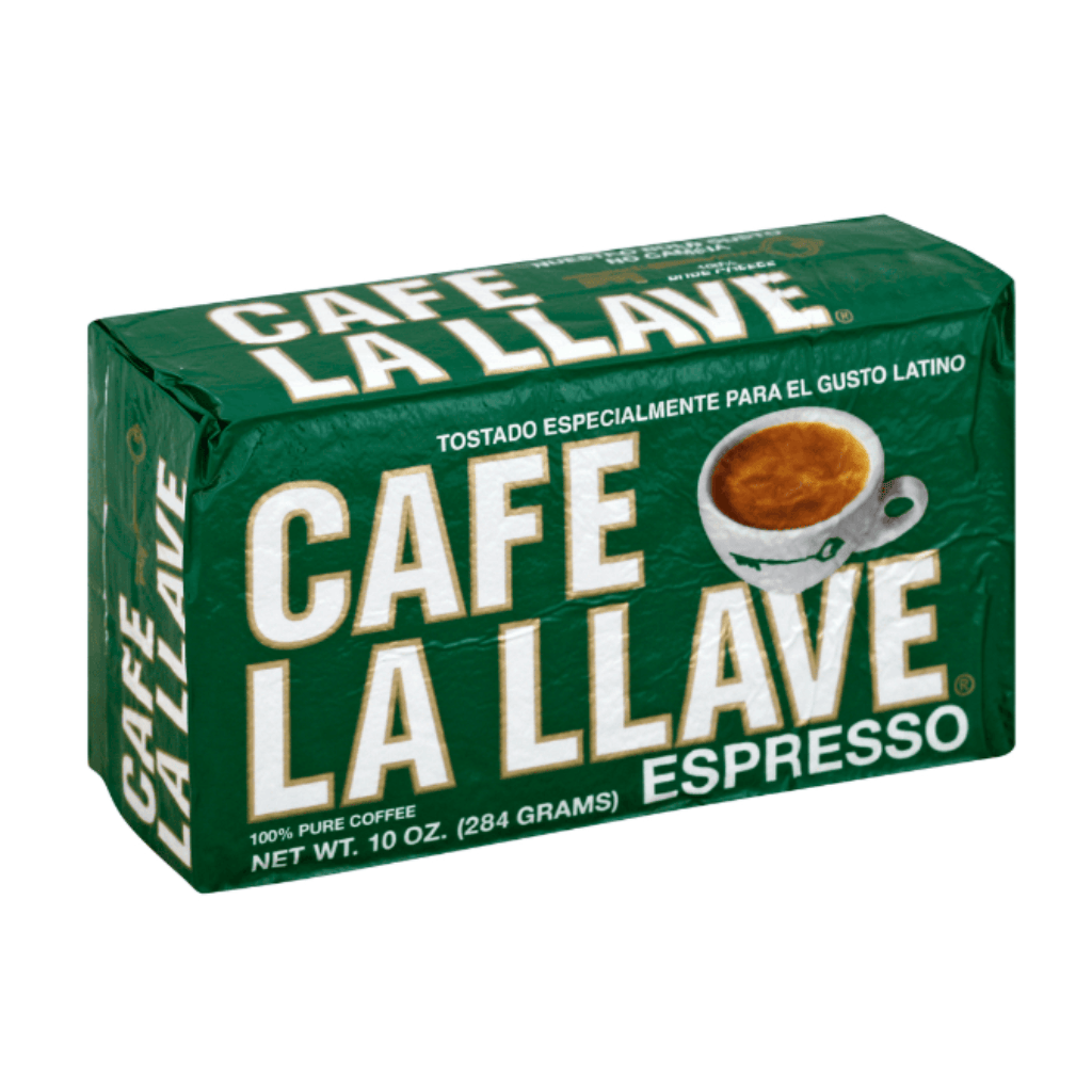 Cafe La Llave Dark Roast Ground Espresso Coffee 10 oz