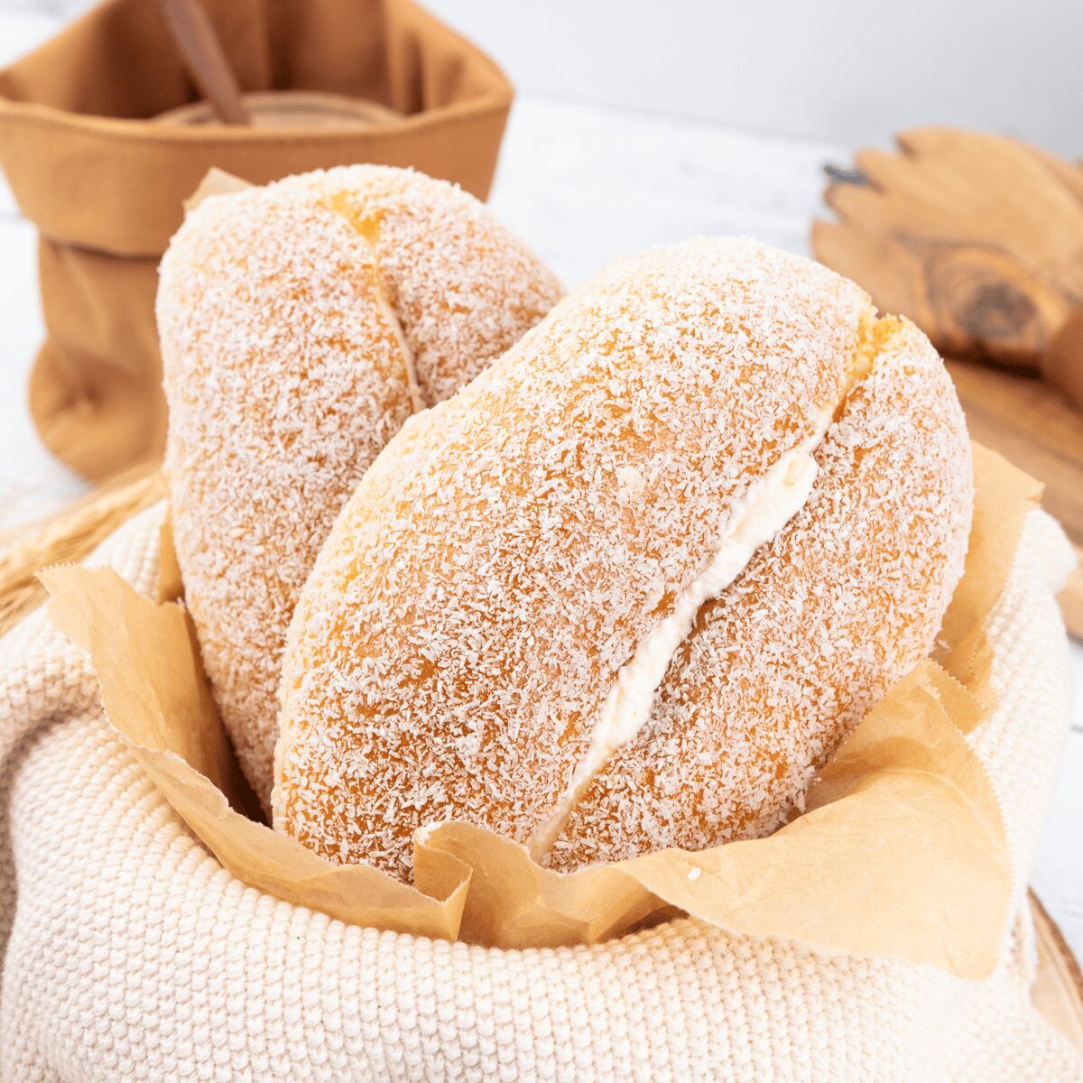 Coconut Cream Bread 2pcs 1 each