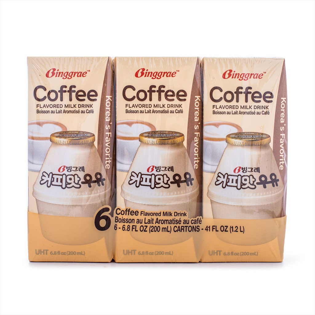 Binggrae Coffee Flavored Milk Drink 200 ml*6 pack