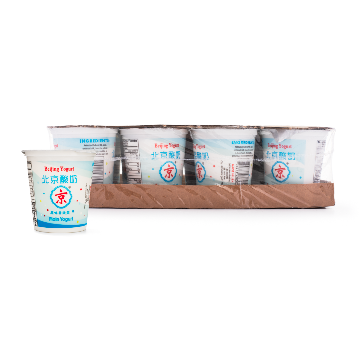 Beijing Plain Jing Yogurt 8 oz*12 each