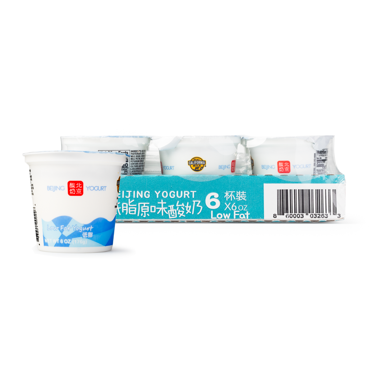 Beijing Yogurt Low Fat Yogurt 6 oz*6 each