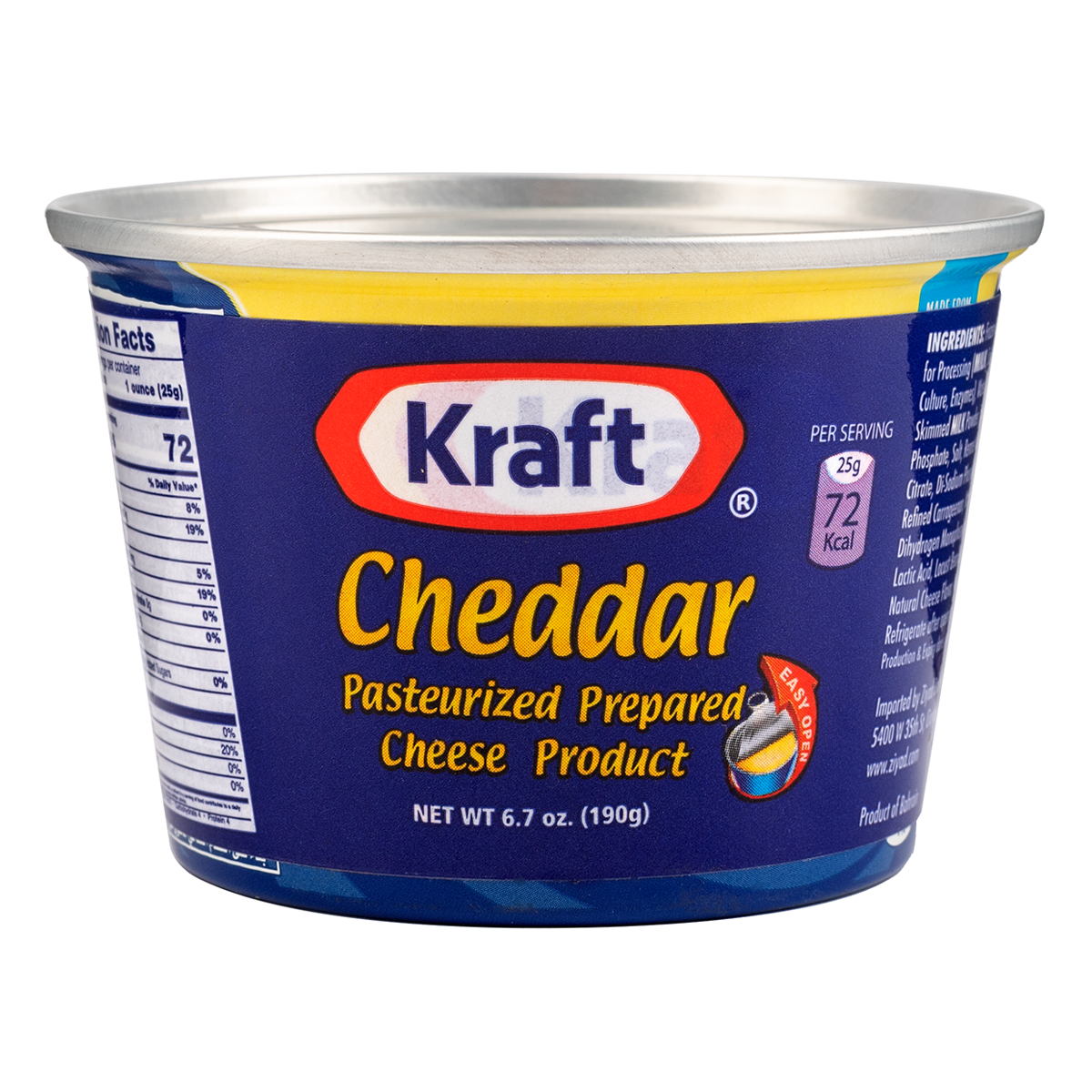 Kraft Cheddar in Can 6.7 oz