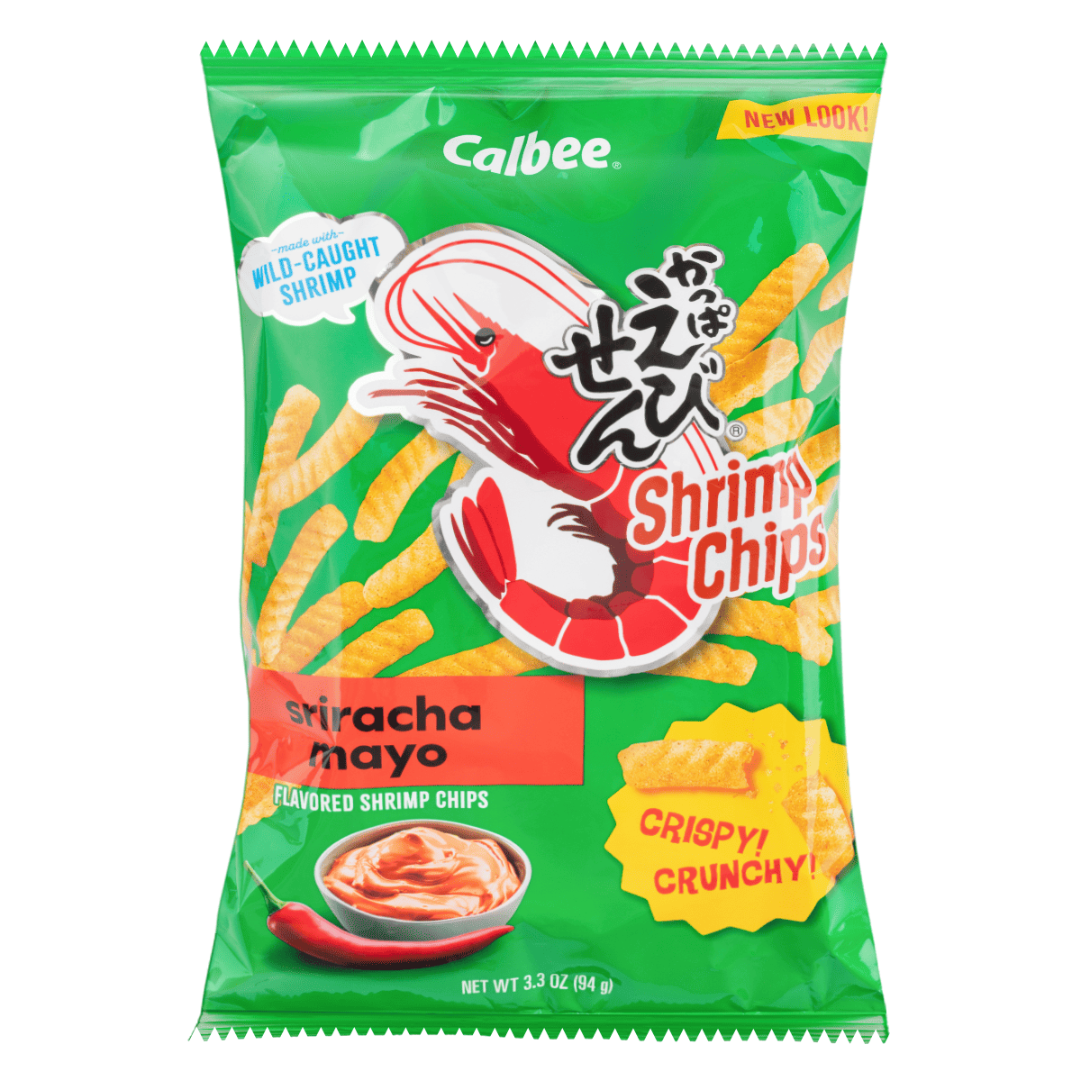 Calbee Shrimp Chips, Sriracha Mayo Flavor 3.3 oz